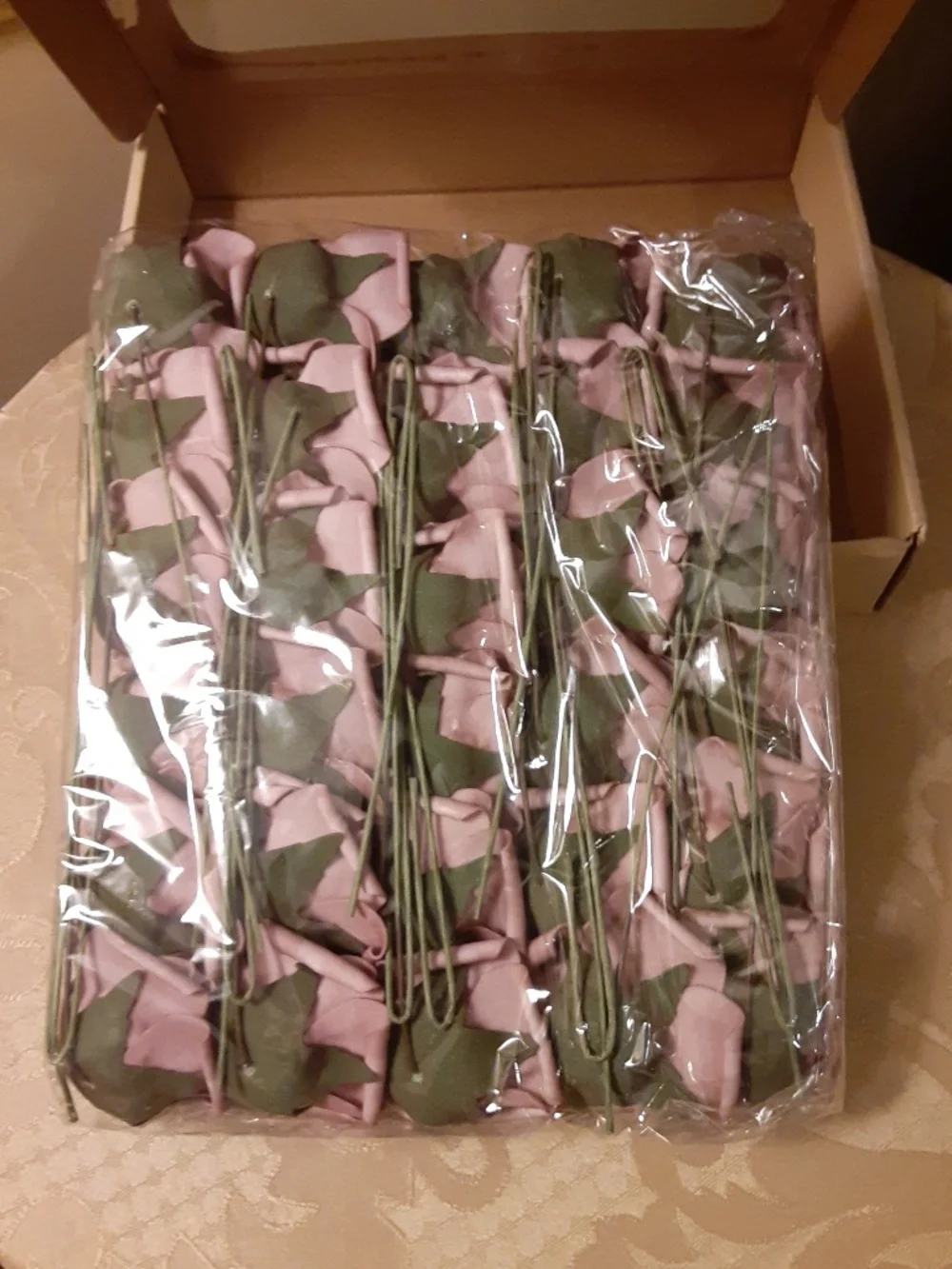 Artificial Stemmed Roses Box of 30